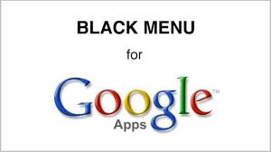 Black Menu for Google